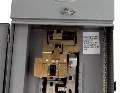 Generator transfer switch with interlock